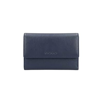 Picard Bali 1 sedelficka för kvinnor av högkvalitativt läder i ocean, mått: 15 x 3 x 10 cm, 11734M5023, Ocean, En Storlek, klassisk Picard Bali 1 sedelficka för kvinnor av högkvalitativt läder i ocean, mått: 15 x 3 x 10 cm, 11734M5023, Ocean, En Storlek, klassisk