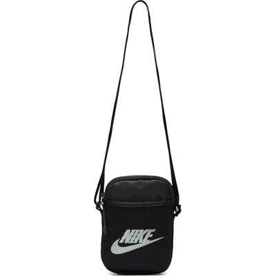NIKE Heritage Korsväska, Black/Black/White, 1L NIKE Heritage Korsväska, Black/Black/White, 1L