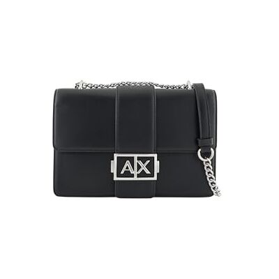 Giorgio Armani Jodie, Sustainable, Chain Strap Crossbody, svart, svart, Einheitsgröße Giorgio Armani Jodie, Sustainable, Chain Strap Crossbody, svart, svart, Einheitsgröße