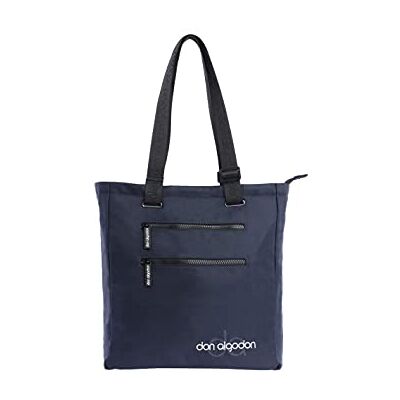 DON ALGODON Dam Zoe Shopper marinblå, Marinblå, 32 x 10 x 35 cm DON ALGODON Dam Zoe Shopper marinblå, Marinblå, 32 x 10 x 35 cm