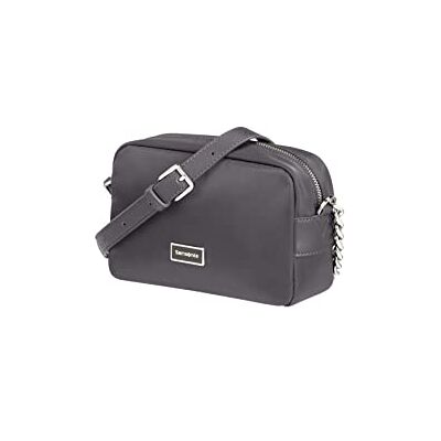 Samsonite Dam Karissa 2.0 – axelväska messengerväskor (1-pack), Grå (Eco Dark Grey), XS (21 cm), hobo Samsonite Dam Karissa 2.0 – axelväska messengerväskor (1-pack), Grå (Eco Dark Grey), XS (21 cm), hobo