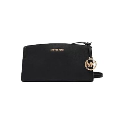 Michael Kors Saffiano läder liten Becca axelväska Michael Kors Saffiano läder liten Becca axelväska