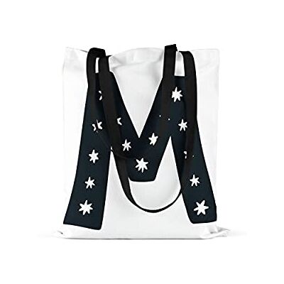 Bonamaison Tote Bag İtryckt med långa svarta handtag, matkasse, shoppingväska, vikbar, kanvasväska, storlek: 48 x 55 cm, flerfärgad, med långa svarta handtag, mångfärgad, med långa svarta handtag Bonamaison Tote Bag İtryckt med långa svarta handtag, matkasse, shoppingväska, vikbar, kanvasväska, storlek: 48 x 55 cm, flerfärgad, med långa svarta handtag, mångfärgad, med långa svarta handtag