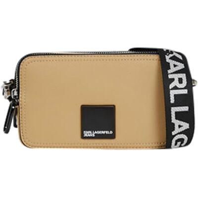 KARL LAGERFELD JEANS , Dam, Box Logo Camera Bag, Brun, One size KARL LAGERFELD JEANS , Dam, Box Logo Camera Bag, Brun, One size