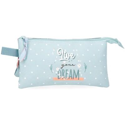 MOVOM Live Your Dreams Triple Case Grön 22 x 12 x 5 cm Polyester av Joumma Bags, grön, Trefaldigt fodral MOVOM Live Your Dreams Triple Case Grön 22 x 12 x 5 cm Polyester av Joumma Bags, grön, Trefaldigt fodral
