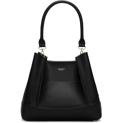 Carlheim , Skagen Genuine Leather collection, Velvet Genuine Leather Handbag (Black) Carlheim , Skagen Genuine Leather collection, Velvet Genuine Leather Handbag (Black)
