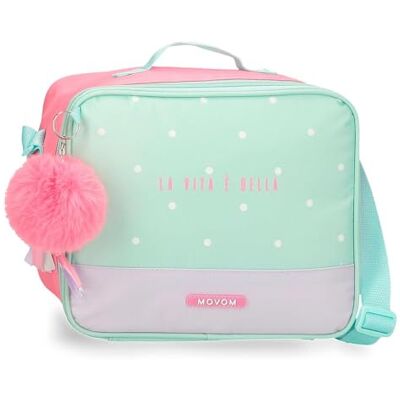 MOVOM La Vita è Bella axelväska, termisk mathållare, grön, 25 x 21 x 11 cm polyester av Joumma Bags, grön, Termisk matväska MOVOM La Vita è Bella axelväska, termisk mathållare, grön, 25 x 21 x 11 cm polyester av Joumma Bags, grön, Termisk matväska