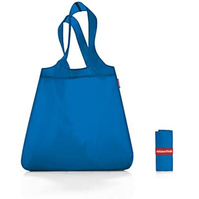 reisenthel Mini Maxi Shopper – vikbar kompakt ryggsäck – vattenavvisande, Färg: blå reisenthel Mini Maxi Shopper – vikbar kompakt ryggsäck – vattenavvisande, Färg: blå