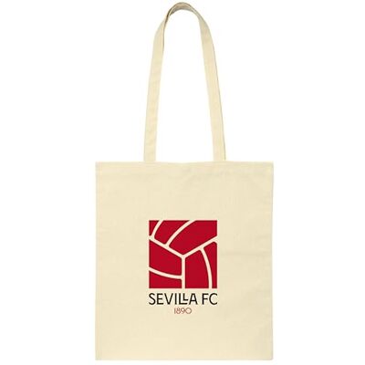 safta SEVILLA FC tygväska, damväska, tygväska, bekväm och mångsidig, kvalitet och styrka, 38 x 42 cm, naturlig beige färg, Naturlig beige, Estándar, Avslappnad safta SEVILLA FC tygväska, damväska, tygväska, bekväm och mångsidig, kvalitet och styrka, 38 x 42 cm, naturlig beige färg, Naturlig beige, Estándar, Avslappnad