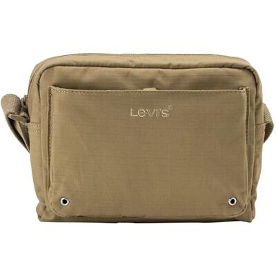 Levi's Herr med dragkedja crossbody herr, L, Mörk khaki, L Levi's Herr med dragkedja crossbody herr, L, Mörk khaki, L