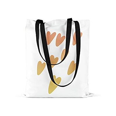 Bonamaison Tryckt handväska, 100% bomull, återanvändbar shoppingväska, miljövänlig, hopfällbar, tygväska med svarta handtag, 48 x 55 cm tillverkad i Turkiet, Flerfärgad, 48x55 Cm, Med svarta Bonamaison Tryckt handväska, 100% bomull, återanvändbar shoppingväska, miljövänlig, hopfällbar, tygväska med svarta handtag, 48 x 55 cm tillverkad i Turkiet, Flerfärgad, 48x55 Cm, Med svarta