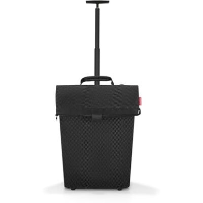 reisenthel Trolley M mesh svart – bärbar shoppingvagn med robust aluminiumram – tillverkad av vattenavvisande material reisenthel Trolley M mesh svart – bärbar shoppingvagn med robust aluminiumram – tillverkad av vattenavvisande material