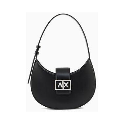 Giorgio Armani Jodie Silverfärgad metalllogotyp svart Giorgio Armani Jodie Silverfärgad metalllogotyp svart