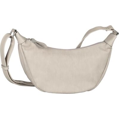 TOM TAILOR Denim Liriel Cord dam axelväska Crossbody Bag medium, GRÅ, Mittelgroß TOM TAILOR Denim Liriel Cord dam axelväska Crossbody Bag medium, GRÅ, Mittelgroß