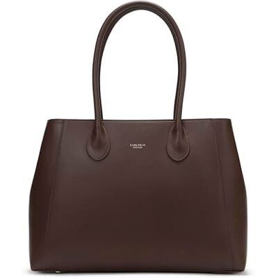 Carlheim , Gotland Genuine Leather collection, Selena Genuine Leather Handbag (Brown) Carlheim , Gotland Genuine Leather collection, Selena Genuine Leather Handbag (Brown)