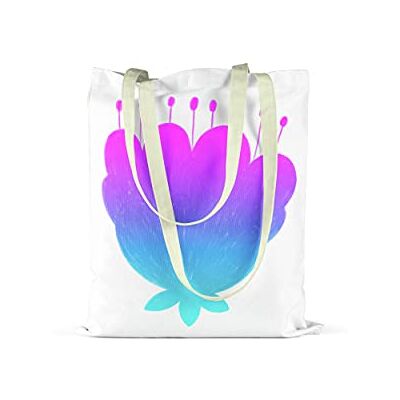 Bonamaison Tryckt handväska, 100% bomull, återanvändbar shoppingväska, miljövänlig, hopfällbar, tygväska med handtag, 48 x 55 cm designad och tillverkad i Turkiet, Flerfärgad, 48x55 Cm, med handtag Bonamaison Tryckt handväska, 100% bomull, återanvändbar shoppingväska, miljövänlig, hopfällbar, tygväska med handtag, 48 x 55 cm designad och tillverkad i Turkiet, Flerfärgad, 48x55 Cm, med handtag