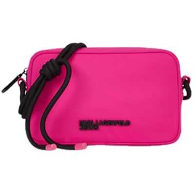 KARL LAGERFELD JEANS dam, snöre nylon kameraväska crossbody, ROSA KARL LAGERFELD JEANS dam, snöre nylon kameraväska crossbody, ROSA