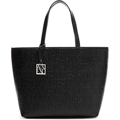 Giorgio Armani dam Liz – öppen medium shoppinghandväska, svart (Nero Black), 28 x 11 x 40 cm (B x H) EU, Nero, Einheitsgröße Giorgio Armani dam Liz – öppen medium shoppinghandväska, svart (Nero Black), 28 x 11 x 40 cm (B x H) EU, Nero, Einheitsgröße
