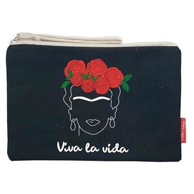 hello-bags . Necessär väska/handväska Exteriör: 100% bomull med dragkedja och innerfoder inklusive söt present Kraft kuvert. Modell: LIVALVALAN. Färg: ecru/svart. Mått: 23 x 15,5 cm., svart, Mediano hello-bags . Necessär väska/handväska Exteriör: 100% bomull med dragkedja och innerfoder inklusive söt present Kraft kuvert. Modell: LIVALVALAN. Färg: ecru/svart. Mått: 23 x 15,5 cm., svart, Mediano
