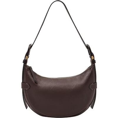 Fossil Women's Harwell Hobo Bag, brun, BRUN Fossil Women's Harwell Hobo Bag, brun, BRUN