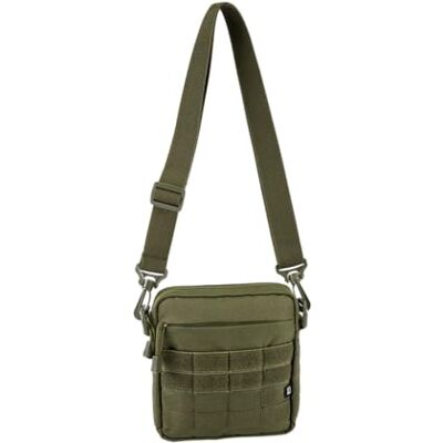Brandit Unisex City Bag axelväska, OLIV, H:19cm x W:19cm x D:4cm Brandit Unisex City Bag axelväska, OLIV, H:19cm x W:19cm x D:4cm