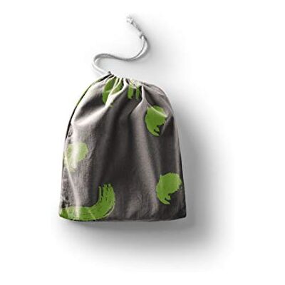 Bonamaison Tryckt bomullspåsar med dragsko, dragsko för hem och grönsaksförvaring, shoppingväska, hopfällbar, ekologisk, återanvändbar, storlek: 12 x 15 cm, Flerfärgad, Dragsko Bonamaison Tryckt bomullspåsar med dragsko, dragsko för hem och grönsaksförvaring, shoppingväska, hopfällbar, ekologisk, återanvändbar, storlek: 12 x 15 cm, Flerfärgad, Dragsko