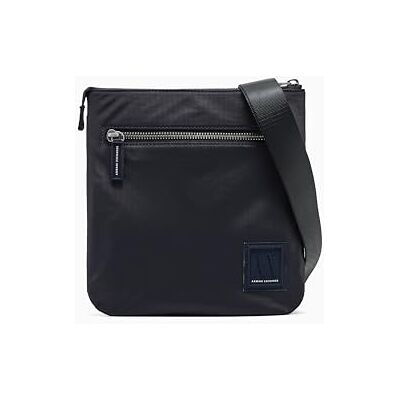 Giorgio Armani Ikon för män platt crossbody, djup marinblå, Djup marinblå Giorgio Armani Ikon för män platt crossbody, djup marinblå, Djup marinblå