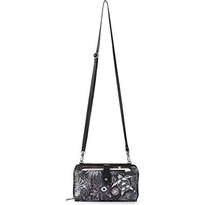 Sakroots Artist Circle Crossbody-väska för din smarttelefon i miljövänligt twill, avtagbar handledsrem, onesize Sakroots Artist Circle Crossbody-väska för din smarttelefon i miljövänligt twill, avtagbar handledsrem, onesize