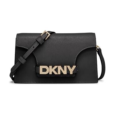 DKNY kvinnors koppling, Svart/guld, One Size DKNY kvinnors koppling, Svart/guld, One Size