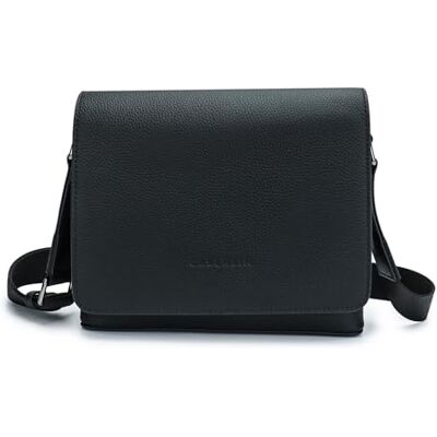 Carlheim Crossbody bag, Cross-Wear Kai, Genuine Leather, Black Carlheim Crossbody bag, Cross-Wear Kai, Genuine Leather, Black