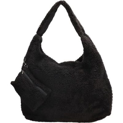 Enrico Benetti Teddy, damväska, Zwart, en storlek, Zwart, Talla única Enrico Benetti Teddy, damväska, Zwart, en storlek, Zwart, Talla única
