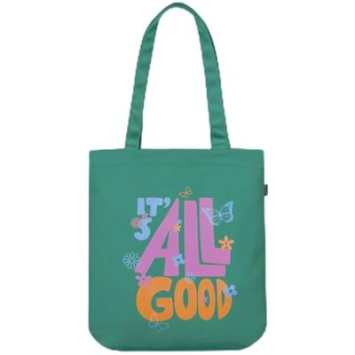 Eco Right Ecoright Aesthetic Tote Bag, Premium Tote Bags för kvinnor, 100% ekologisk bomullspåse med dragkedja för resor, högskola, gåvor och daglig användning, All good, En Storlek, Västern Eco Right Ecoright Aesthetic Tote Bag, Premium Tote Bags för kvinnor, 100% ekologisk bomullspåse med dragkedja för resor, högskola, gåvor och daglig användning, All good, En Storlek, Västern