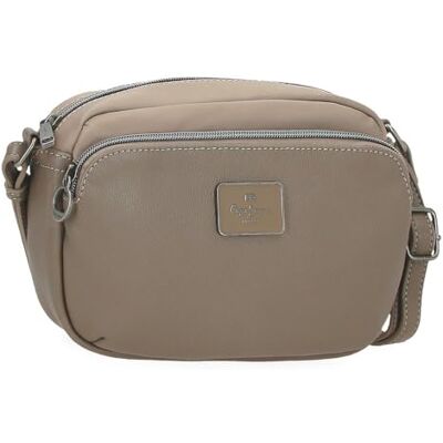 Pepe Jeans Christine axelväska beige 21,5 x 15 x 5 cm polyester med detaljer i konstläder av Joumma väskor, beige, Talla única, axelväska Pepe Jeans Christine axelväska beige 21,5 x 15 x 5 cm polyester med detaljer i konstläder av Joumma väskor, beige, Talla única, axelväska