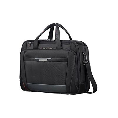 Samsonite Pro -DLX 5 17,3 tum utbyggbar bärbar väska, 46 cm, 24,5/31 L, svart (svart) Samsonite Pro -DLX 5 17,3 tum utbyggbar bärbar väska, 46 cm, 24,5/31 L, svart (svart)
