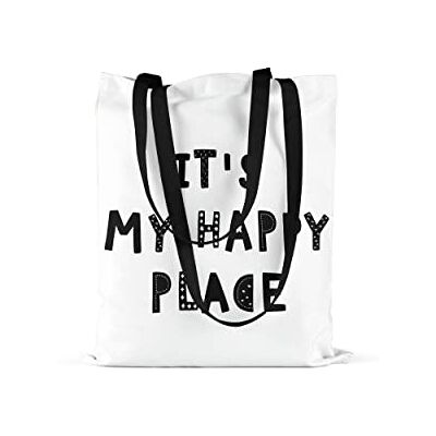 Bonamaison Tote Bag İtryckt med långa svarta handtag, matkasse, shoppingväska, vikbar, kanvasväska, storlek: 48 x 55 cm, flerfärgad, med långa svarta handtag, mångfärgad, med långa svarta handtag Bonamaison Tote Bag İtryckt med långa svarta handtag, matkasse, shoppingväska, vikbar, kanvasväska, storlek: 48 x 55 cm, flerfärgad, med långa svarta handtag, mångfärgad, med långa svarta handtag