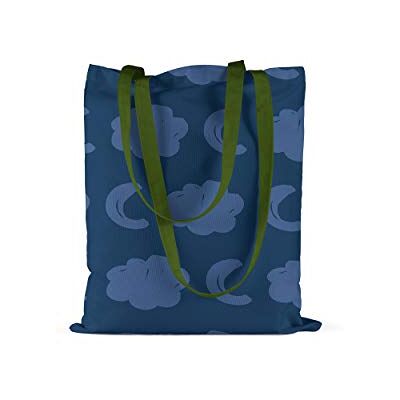 Bonamaison , 100% bomull tryckt handväska, återanvändbar shoppingväska, miljövänlig, hopfällbar, tygväska med gröna handtag, 34 x 40 cm tillverkad i Turkiet, Flerfärgad, 34X40 Cm, Med långa gröna Bonamaison , 100% bomull tryckt handväska, återanvändbar shoppingväska, miljövänlig, hopfällbar, tygväska med gröna handtag, 34 x 40 cm tillverkad i Turkiet, Flerfärgad, 34X40 Cm, Med långa gröna
