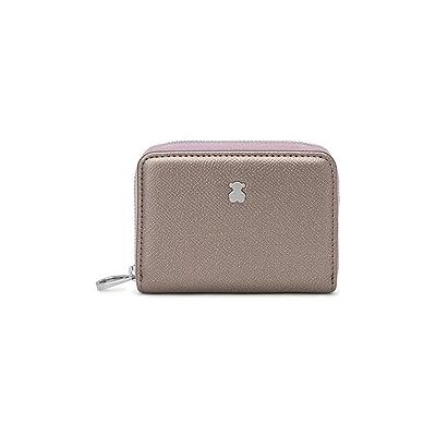 TOUS Nuevo Bolso Cambiador Dubai Saffiano, kvinnor resetillbehör pengabälte, silver, mediano – 295901130, silver, mediano, myntbörs TOUS Nuevo Bolso Cambiador Dubai Saffiano, kvinnor resetillbehör pengabälte, silver, mediano – 295901130, silver, mediano, myntbörs