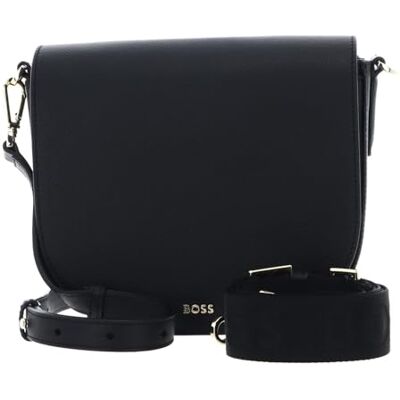 Boss Alyce Flap Xbody BM, axelväska för kvinnor, svart 1, en storlek, svart 1, Talla única Boss Alyce Flap Xbody BM, axelväska för kvinnor, svart 1, en storlek, svart 1, Talla única