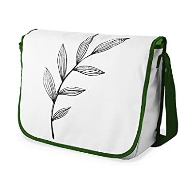 Bonamaison Le Jardin du Lin digital tryckt budbärare skolväskor med kaki rem för flickor och pojkar, tillbaka till skolan, kurirväskor för studenter, axelväskor, storlek: 29 x 36 cm, Mångfärgad, Messenger Bonamaison Le Jardin du Lin digital tryckt budbärare skolväskor med kaki rem för flickor och pojkar, tillbaka till skolan, kurirväskor för studenter, axelväskor, storlek: 29 x 36 cm, Mångfärgad, Messenger