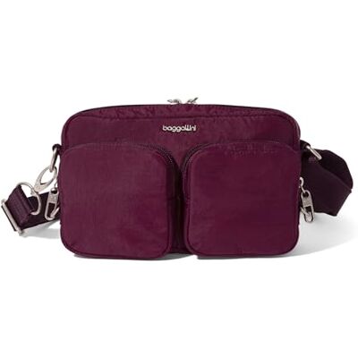 Baggallini Securtex Treasure Crossbody Cross-Body Handväskor, Mullbär, Small Baggallini Securtex Treasure Crossbody Cross-Body Handväskor, Mullbär, Small