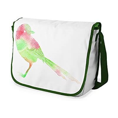 Bonamaison Le Jardin du Lin digital tryckt budbärare skolväskor med kaki rem för flickor och pojkar, tillbaka till skolan, kurirväskor för studenter, axelväskor, storlek: 29 x 36 cm, Mångfärgad, Messenger Bonamaison Le Jardin du Lin digital tryckt budbärare skolväskor med kaki rem för flickor och pojkar, tillbaka till skolan, kurirväskor för studenter, axelväskor, storlek: 29 x 36 cm, Mångfärgad, Messenger