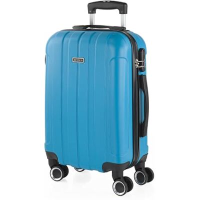 ITACA Kabinväska, Handbagage, 55x35x20, Lätt Vikt Och 4 Hjul Stilren Trolley M ITACA Kabinväska, Handbagage, 55x35x20, Lätt Vikt Och 4 Hjul Stilren Trolley M