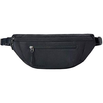 Travelon Unisex anti-stöld urban midjeväska, Svart, 11.5”W x 5”H x 3.5”D Travelon Unisex anti-stöld urban midjeväska, Svart, 11.5”W x 5”H x 3.5”D