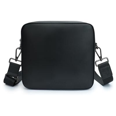 Carlheim Women's Crossbody bag SARA PU-leather premium, Black Carlheim Women's Crossbody bag SARA PU-leather premium, Black