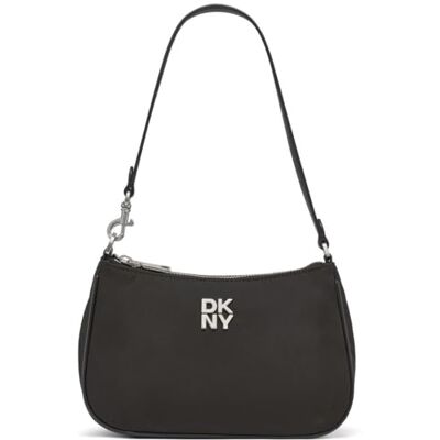 DKNY Damväska Jenny Topp axelväska 100% polyester med PU-trim, svart DKNY Damväska Jenny Topp axelväska 100% polyester med PU-trim, svart