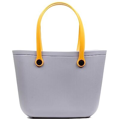 FIRENZE ARTEGIANI Libelulla. Stor strand shopper väska eva gummi med matchande utbytbara handtag. 47x24x33 cm. Färg: Violett, Violett, Utility FIRENZE ARTEGIANI Libelulla. Stor strand shopper väska eva gummi med matchande utbytbara handtag. 47x24x33 cm. Färg: Violett, Violett, Utility