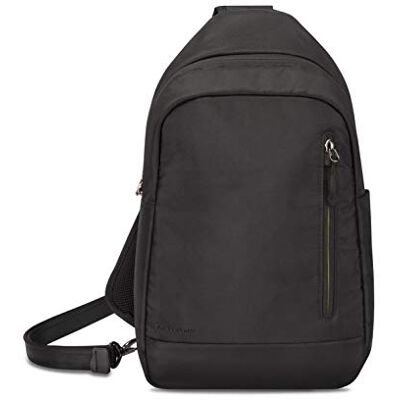 Travelon Unisex urban sling-väska, en storlek, Svart, En storlek Travelon Unisex urban sling-väska, en storlek, Svart, En storlek