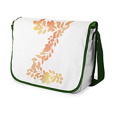 Bonamaison Le Jardin du Lin digital tryckt budbärare skolväskor med kaki rem för flickor och pojkar, tillbaka till skolan, kurirväskor för studenter, axelväskor, storlek: 29 x 36 cm, Mångfärgad, Messenger Bonamaison Le Jardin du Lin digital tryckt budbärare skolväskor med kaki rem för flickor och pojkar, tillbaka till skolan, kurirväskor för studenter, axelväskor, storlek: 29 x 36 cm, Mångfärgad, Messenger