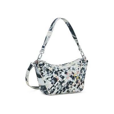 Desigual Designuell unisex väska_foxtrot_intrecc ACROSSBODYBAG, materialfinish, en storlek, Materialfinisher, En storlek Desigual Designuell unisex väska_foxtrot_intrecc ACROSSBODYBAG, materialfinish, en storlek, Materialfinisher, En storlek