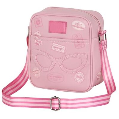KARACTERMANIA Barbie reseslingväska mode, rosa, 17 x 16 cm, Rosa, En storlek, Axelväska mode resor KARACTERMANIA Barbie reseslingväska mode, rosa, 17 x 16 cm, Rosa, En storlek, Axelväska mode resor